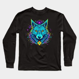 Psychedelic Wolf Long Sleeve T-Shirt